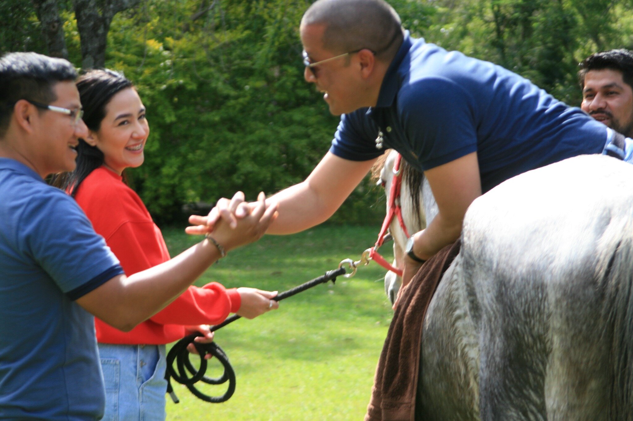 Equino Challenge: participantes durante la experiencia 1