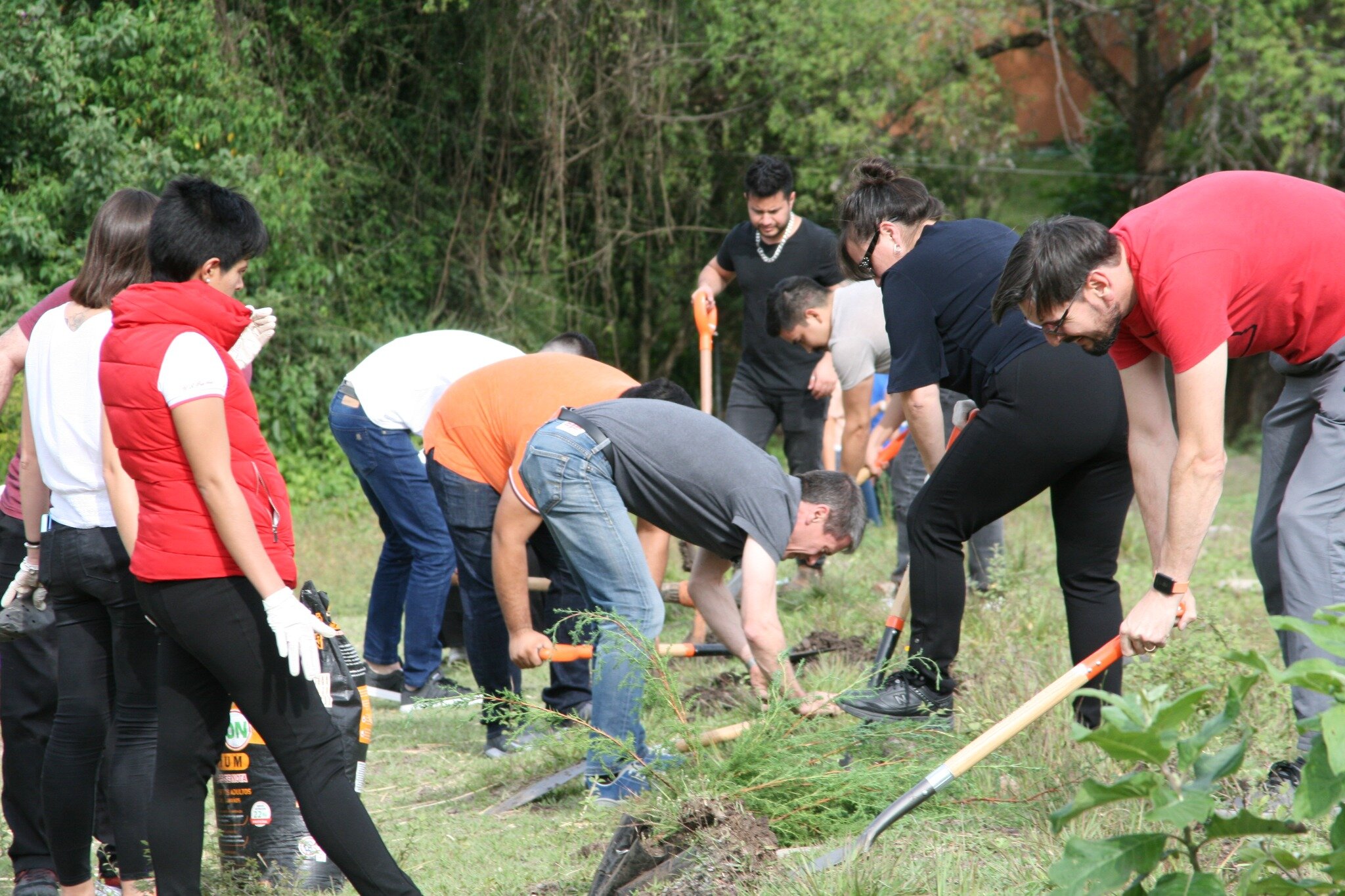 Huella Verde: participantes durante la experiencia 2