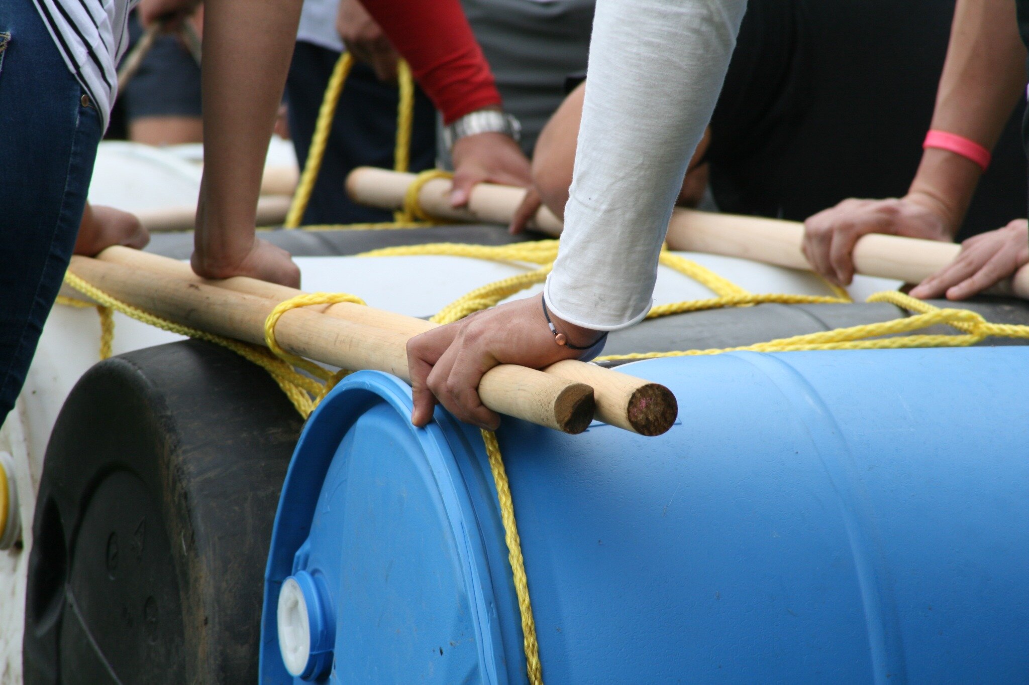 Wild Rafts: participantes durante la experiencia 2